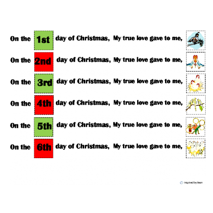 Twelve Days of Christmas for Autism